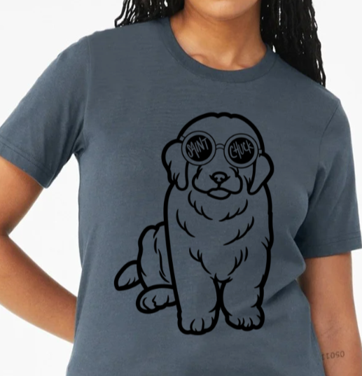 Saint Chuck Pup Tee